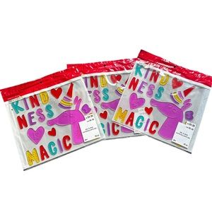 NWT ❤️ Valentine love unicorn gel clings from Michael’s